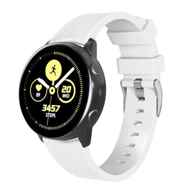 Silicone Watch Band Strap For Samsung Galaxy Active / Gear Sport S2 Classic White Watch Bands