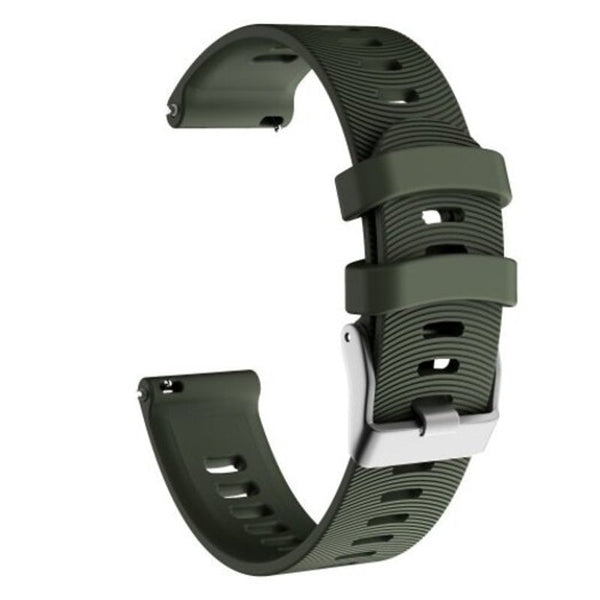 Silicone Watch Band Wrist Strap For Huami Amazfit Gtr 42Mm / Bip Youth Wristband Army Green