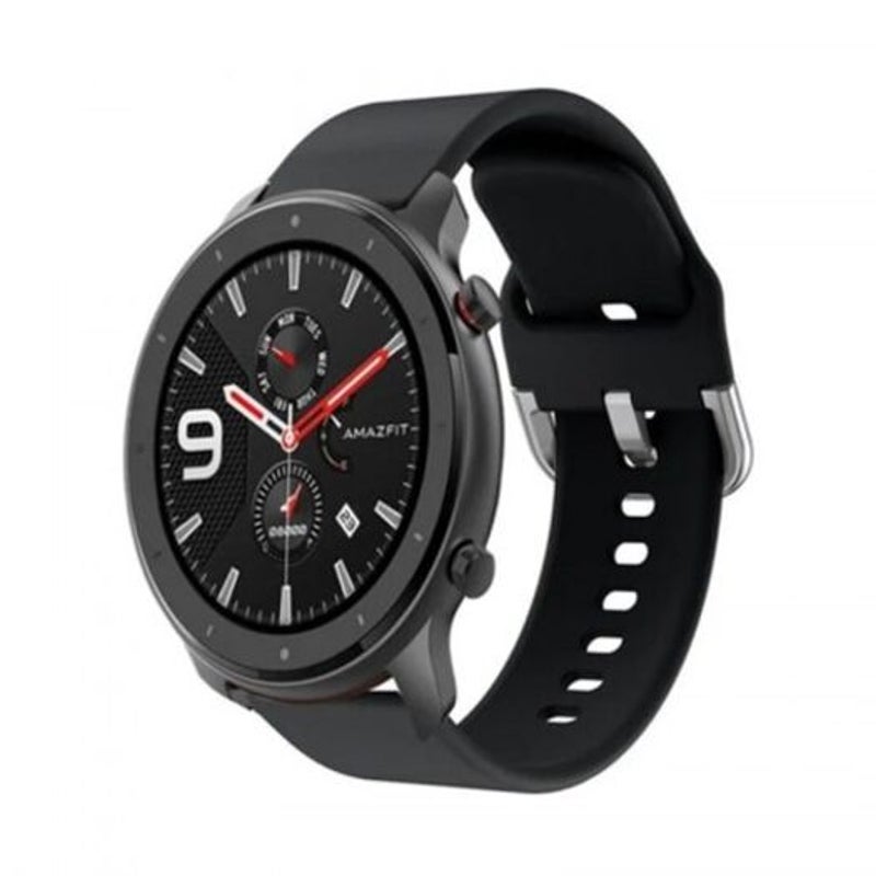 Silicone Watch Band Wrist Strap For Huami Amazfit Gtr 42Mm Black Watch Bands