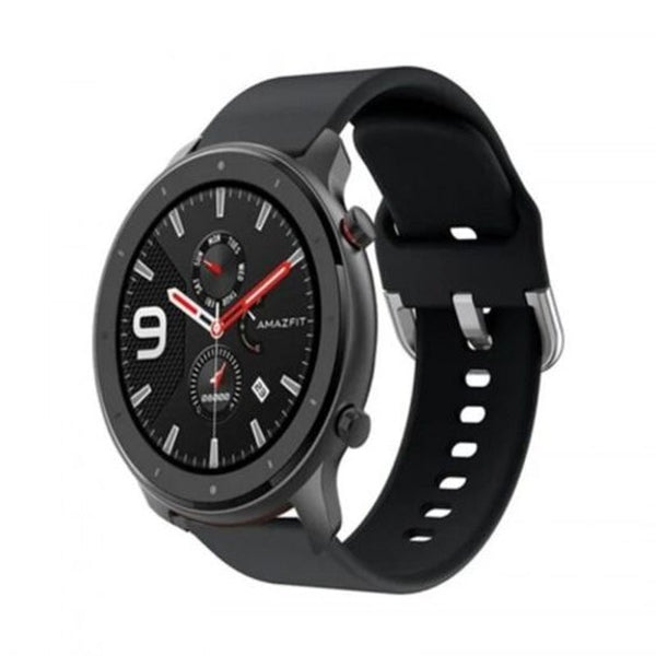 Silicone Watch Band Wrist Strap For Huami Amazfit Gtr 42Mm Black Watch Bands