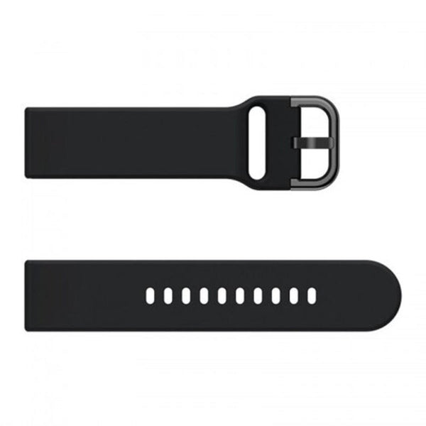 Silicone Watch Band Wrist Strap For Huami Amazfit Gtr 42Mm Black Watch Bands