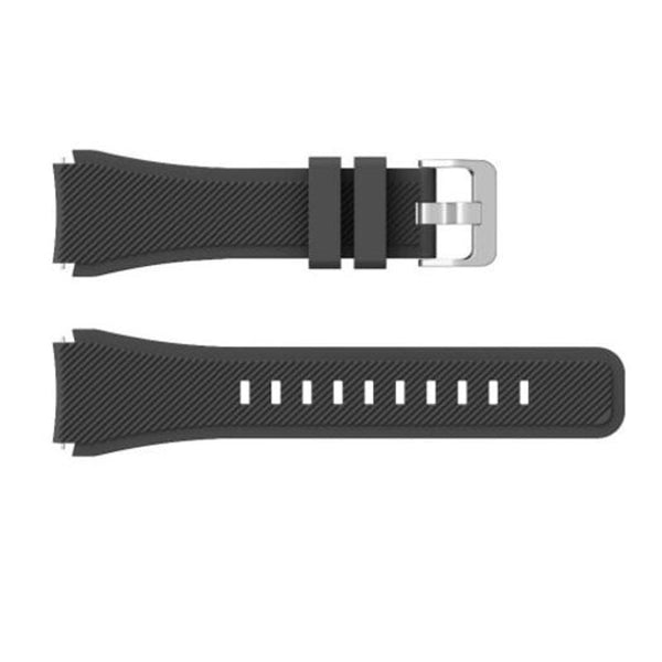 Silicone Watch Band Wrist Strap For Huawei Gt / Honor Magic 2 Pro Black Watch Bands