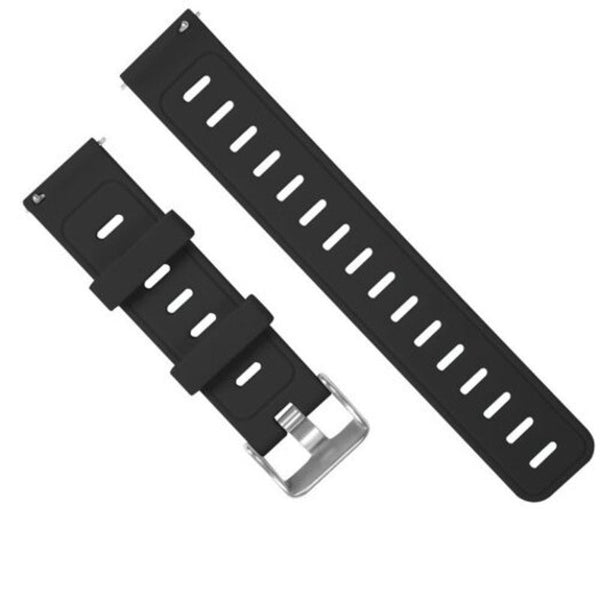 Silicone Watch Band Wrist Strap For Huawei Gt / 2 Pro Honor Magic Black Watch Bands