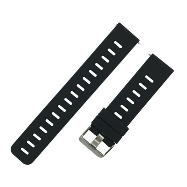 Silicone Watch Band Wrist Strap For Huawei Gt / 2 Pro Honor Magic Black Watch Bands