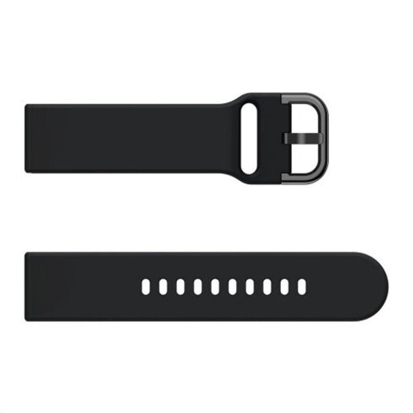 Silicone Watch Band Wrist Strap For Ticwatch 2 / E Huawei Sport Black