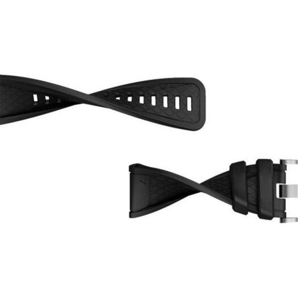 Silicone Watch Strap For Garmin Fenix / 2 Band Width 26Mm Black Watch Bands