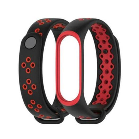Silicone Watchband Replacement Smart Band Strap Bracelet For Xiaomi Mi 3 Red