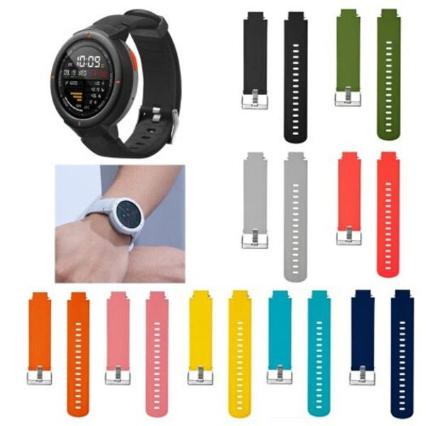 Silicone Watchband Strap For Amazfit Verge A1801 Orange