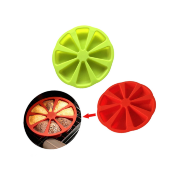 Silicone 8 Portion Cake Baking Mold Other Baking Accessories