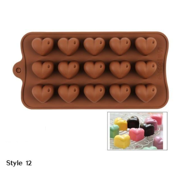 Silicone Chocolate Mold Non Stick Baking Tools Cake Decoration Supplies Sugarcraft & Chocolate Moulds