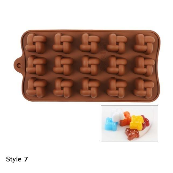 Silicone Chocolate Mold Non Stick Baking Tools Cake Decoration Supplies Sugarcraft & Chocolate Moulds