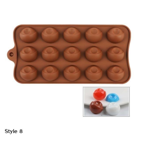 Silicone Chocolate Mold Non Stick Baking Tools Cake Decoration Supplies Sugarcraft & Chocolate Moulds