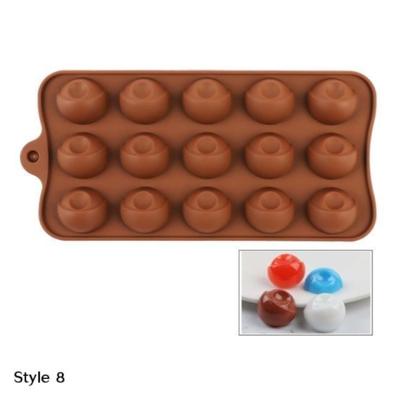 Silicone Chocolate Mold Non Stick Baking Tools Cake Decoration Supplies