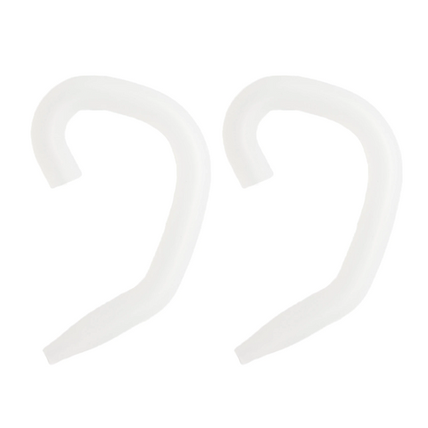 Comfortable Silicone Ear Hooks White