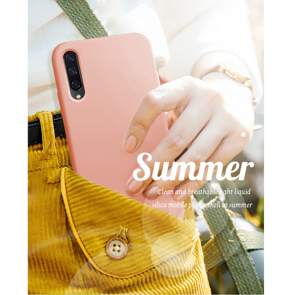Silicone Protective Cover Case For Samsung Galaxy A50 Pink Cases Covers & Skins
