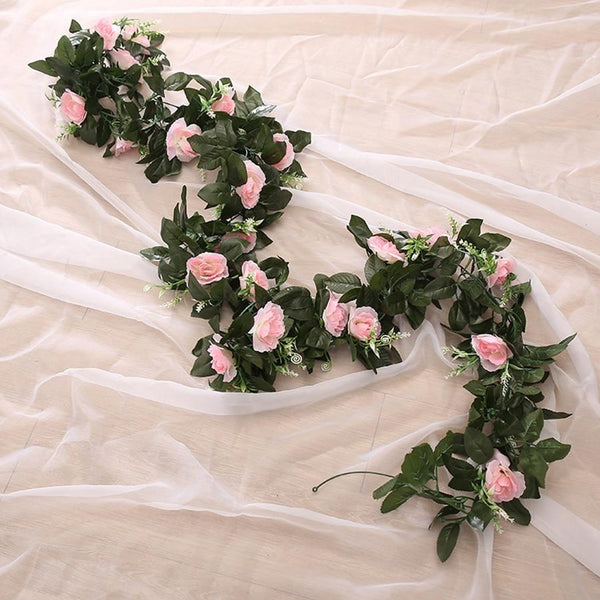 Floral Décor Rose Vine Photo Prop Accessory Artificial Plants Home Decor