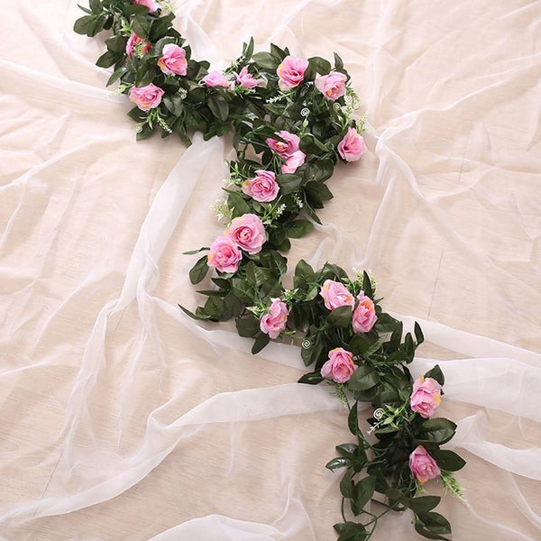 Floral Décor Rose Vine Photo Prop Accessory Artificial Plants Home Decor