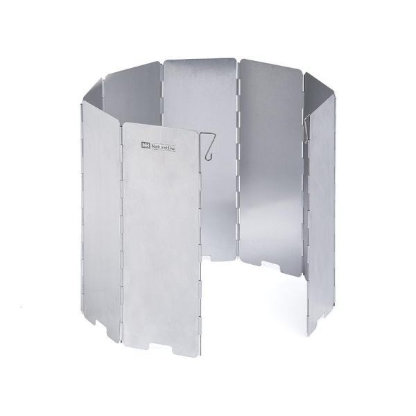 Silver Naturehike Camping Stove Windscreen Folding Screen Camping Stoves