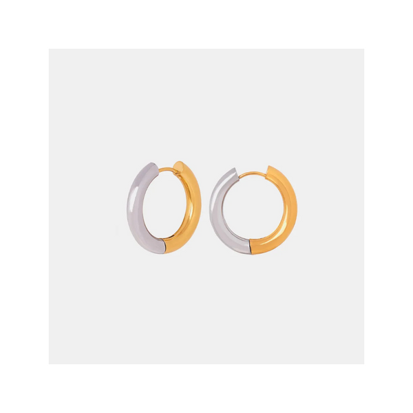 18K Gold Plated Huggie Earrings
