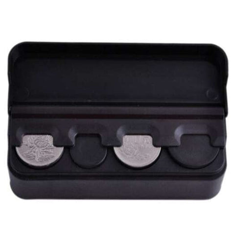 Simple Creative Car Coin Box Black Car Organisers