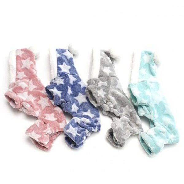 Simple Four Legged Dog Fleece Khaki Rose Dog Clothing & Shoes