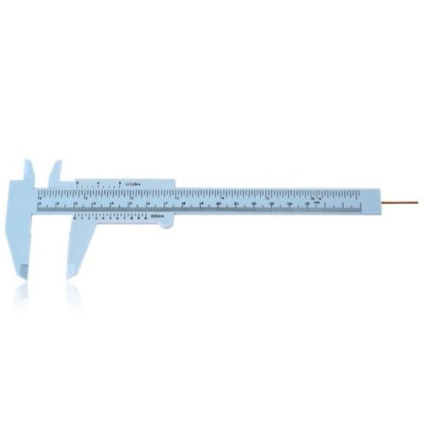 Plastic Eyebrow Measuring Vernier Tattoo Caliper Ruler Makeup Beauty Measurement Tool Vernier Calipers