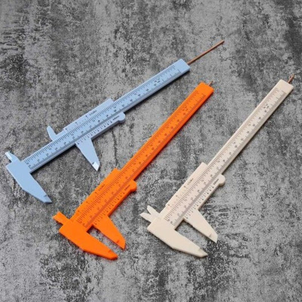Plastic Eyebrow Measuring Vernier Tattoo Caliper Ruler Makeup Beauty Measurement Tool Vernier Calipers