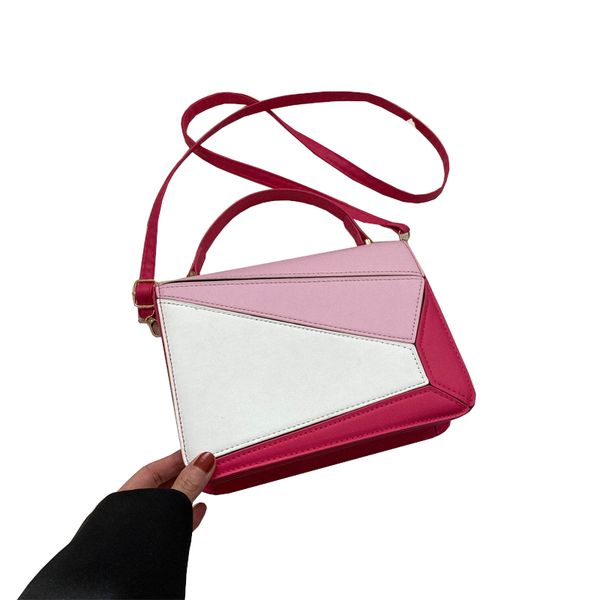 Simple Fashion Crossbody Shoulder Bag Colour Contrast Women's Bags & Handbags