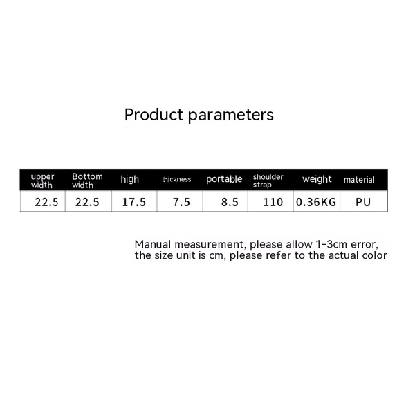 Simple Fashion Crossbody Shoulder Bag Colour Contrast Women's Bags & Handbags