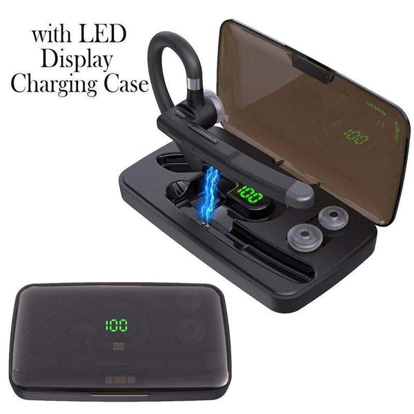 Headsets & Earpieces Headphones Single Ear Comfortable Bluetooth 5.0 Wireless Headset With Led Digital Display