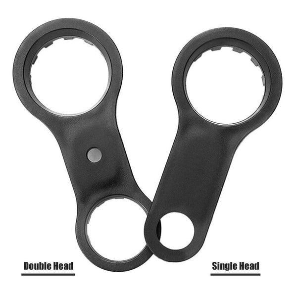 Single Head Bicycle Front Fork Remote Lockout Wire Control Lever Wrench Spanner