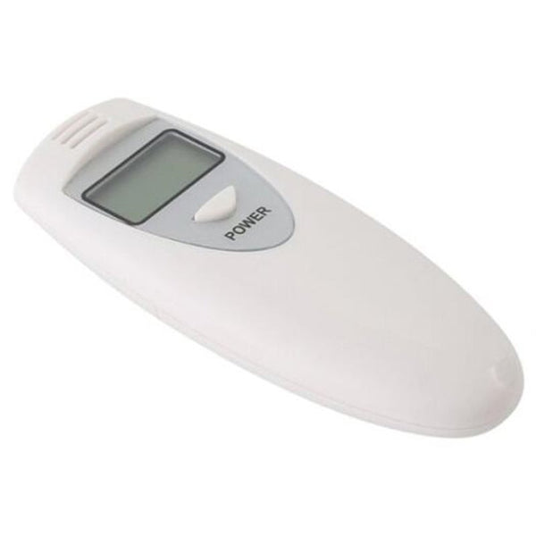 Single Screen White Alcohol Tester Concentration Detector Breathable Electronic Breathalysers
