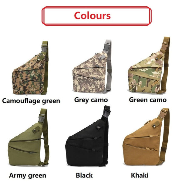 Single Shoulder Men Waterproof Nylon Crossbody Male Messenger Chest Bags