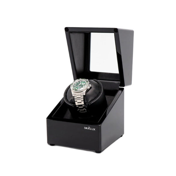 Single Watch Electric Mechanical Shaker Automatic Winding Box Storage Black Watch Winders