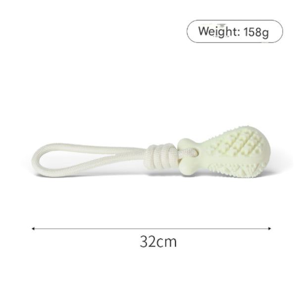 Blue Single Drop Of Water Durable Cotton Rope Dog Toy Set (3 Pack) Chew Tug & Treat Dispensing Ball For Dental Health Dog Toys
