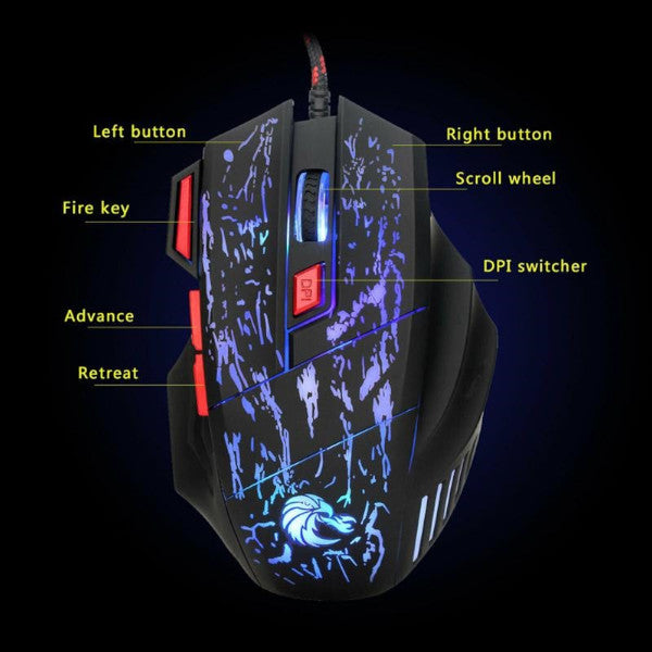Single Hand One Handed Gaming Keyboard 35 Keys Rgb Backlit Portable Mini Keypad Mouse Set For Pc Ps4 Xbox Gamer Pubg Keyboard & Mouse Bundles