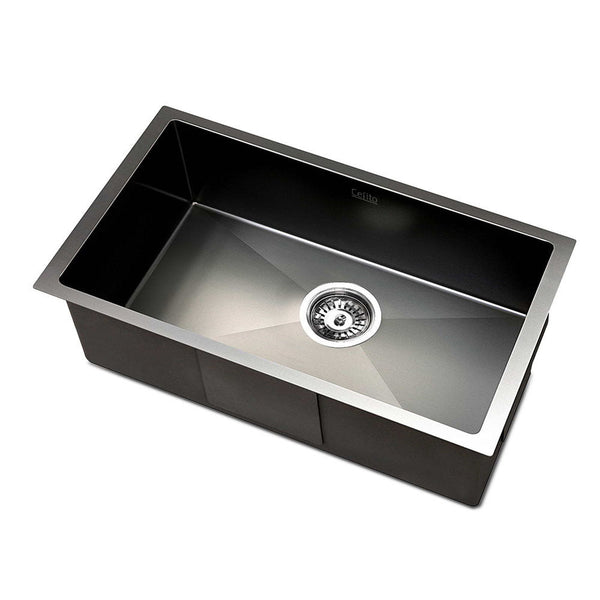 Cefito 30Cm X 45Cm Stainless Steel Kitchen Sink Under/Top/Flush Mount Black Kitchen Sinks