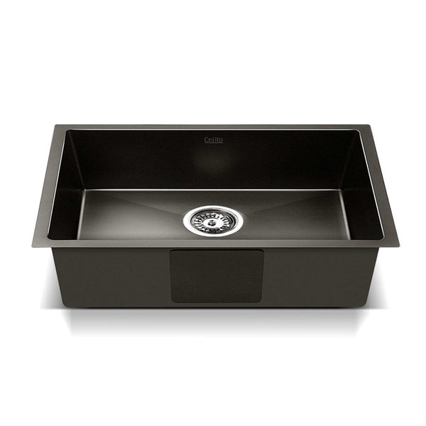 Cefito 30Cm X 45Cm Stainless Steel Kitchen Sink Under/Top/Flush Mount Black Kitchen Sinks