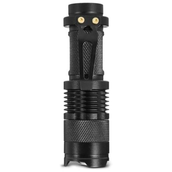 Flashlights Sk68 Cree Q5 350Lm Zoomable Led Flashlight Black