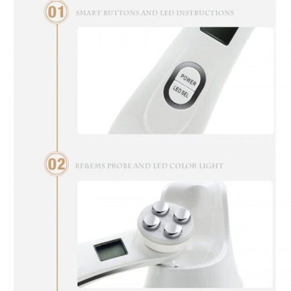 Skin Care Galvanic High Frequency Rf Led Light Therapy Anti Aging Facial Tightening No Retail Box Anti Aging Products