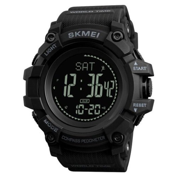 Veile Studios Skmei Fashion Sports Outdoor Multifunctional Waterproof Tide Compass Watch Black Watches