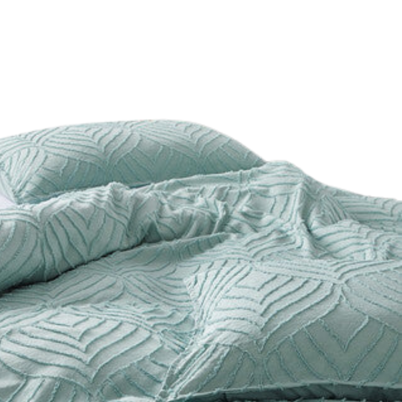 Cleverpolly+Cleverpolly Tufted Ultra Soft Microfiber Quilt Cover Set Super King Quilt Covers