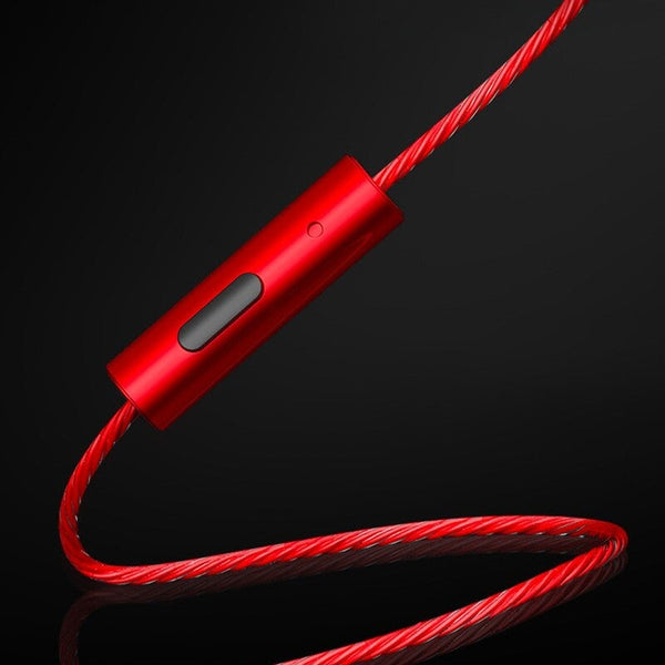 Red Sleep Headphones In Ear Soft Silicone Earbuds 3.5Mm Noise Cancelling Headset Line Control With Mic For Ios Android Smart Phones 4 Wired Earphones