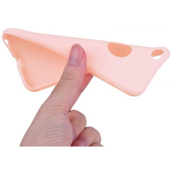 Slim Tpu Candy Color Mobile Phone Case For Iphone 6 / 6S Pink Cases Covers & Skins