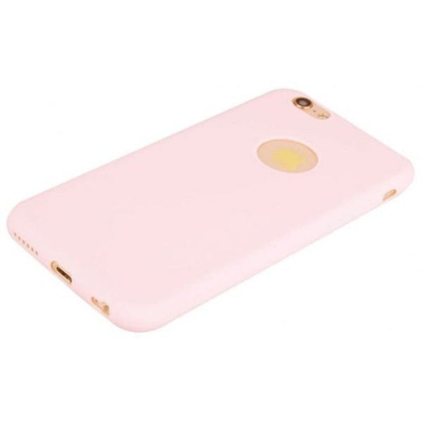 Slim Tpu Candy Color Mobile Phone Case For Iphone 6 / 6S Pink Cases Covers & Skins