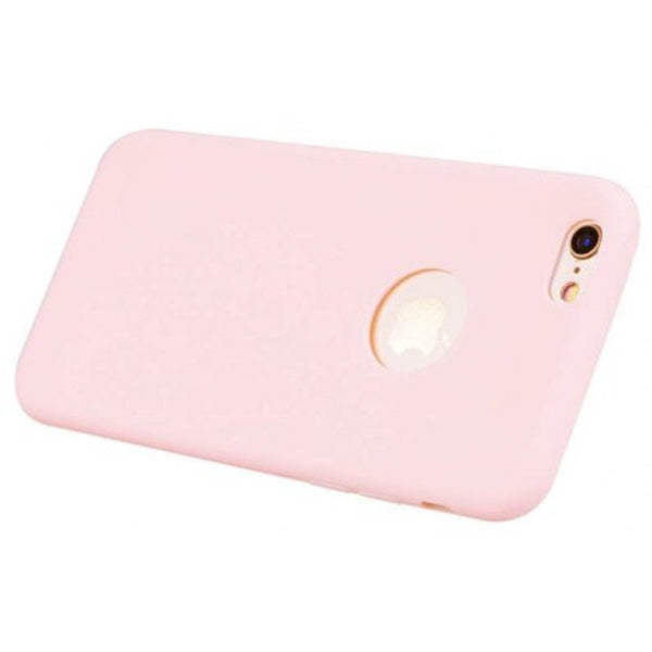 Slim Tpu Candy Color Mobile Phone Case For Iphone 6 / 6S Pink Cases Covers & Skins