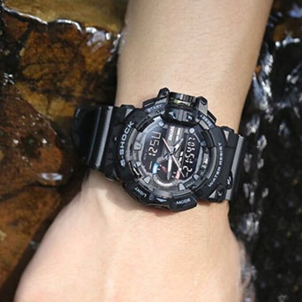 Veile Studios Men Fashion Digital Military Sports Cool Waterproof Watch Black Watches