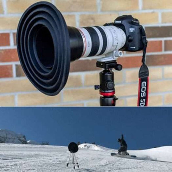 Small Anti Glare Silicone Ultimate Lens Hood Black Lens Hoods