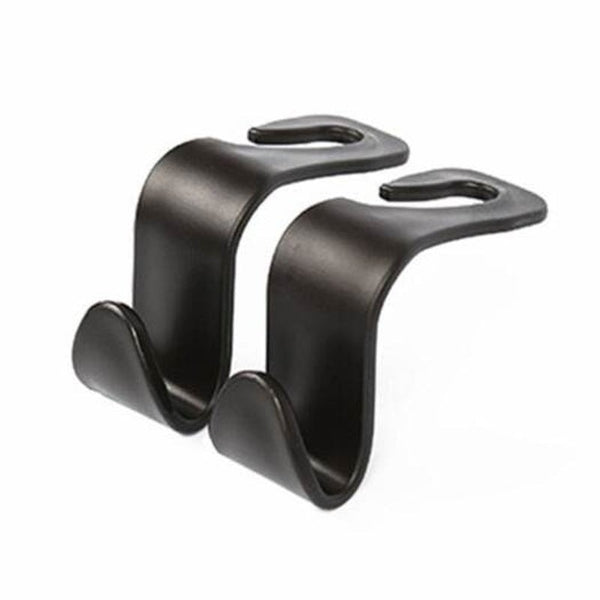 Small Car Receive Bag Hook Creative Multi Function Automotive Accessories 2Pcs Black Car Organisers