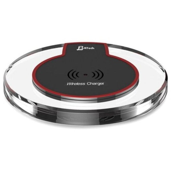 Small Portable Ultra Slim Qi Wireless Charger Pad For Devices Red